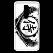 Coque LG G2 Tatouage Samouraï