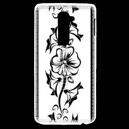 Coque LG G2 Tatouage de fleurs 5