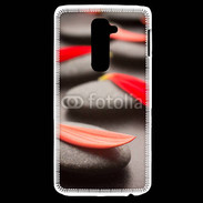 Coque LG G2 Galet et pétales