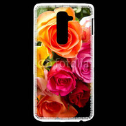 Coque LG G2 Bouquet de roses multicouleurs