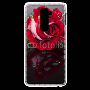 Coque LG G2 Belle rose Rouge 10