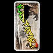 Coque LG G2 Rastafari graffiti