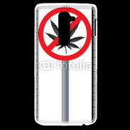 Coque LG G2 Cannabis interdit