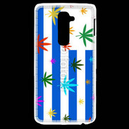 Coque LG G2 Drapeau Uruguay cannabis