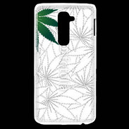 Coque LG G2 Fond cannabis