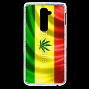 Coque LG G2 Drapeau cannabis