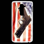 Coque LG G2 Pistolet USA