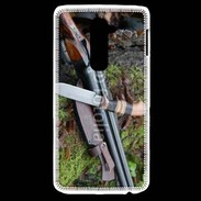 Coque LG G2 Fusil de chasse et couteau 2