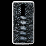 Coque LG G2 Effet crocodile noir