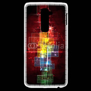 Coque LG G2 Fond abstrait coloré