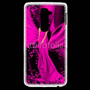 Coque LG G2 Mode robe longue fushia