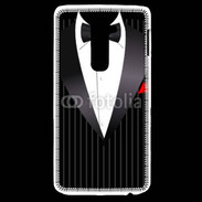 Coque LG G2 Illustration smoking noir rayé