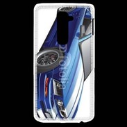 Coque LG G2 Mustang bleue