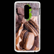 Coque LG G2 Macaron chocolat 
