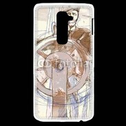 Coque LG G2 Illustration d'un capitaine de bateau