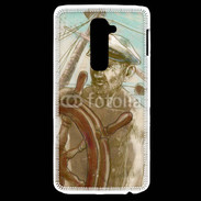 Coque LG G2 Illustration capitaine de navire