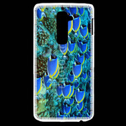 Coque LG G2 Banc de poissons bleus