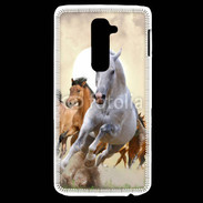 Coque LG G2 Course de chevaux 2