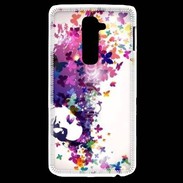 Coque LG G2 Cheveux de papillons