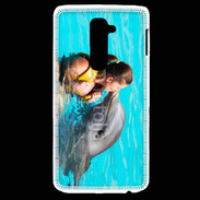 Coque LG G2 Bisou de dauphin