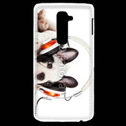 Coque LG G2 Chien et musique