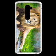 Coque LG G2 Lion Roi des animaux