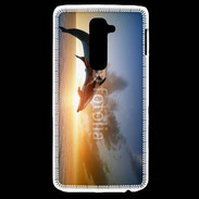 Coque LG G2 Saut de dauphin au couché de soleil