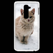 Coque LG G2 Chat dans la neige