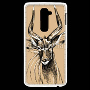 Coque LG G2 Antilope mâle en dessin