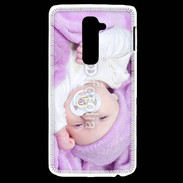 Coque LG G2 Amour de bébé en violet