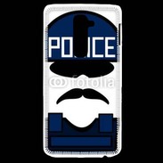 Coque LG G2 Moustache policier