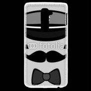Coque LG G2 Moustache et casquette tête de mort