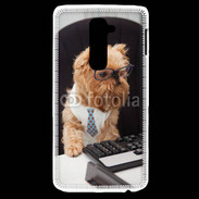 Coque LG G2 Chien informaticien