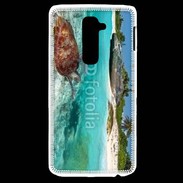 Coque LG G2 Belle plage avec tortue