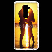 Coque LG G2 Couple sur la plage