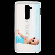 Coque LG G2 Petite fille à la plage