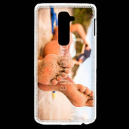 Coque LG G2 Pieds plage