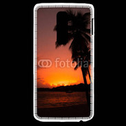 Coque LG G2 Cocotier au soleil couchant