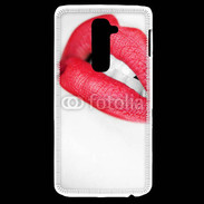 Coque LG G2 bouche sexy rouge à lèvre gloss crayon contour