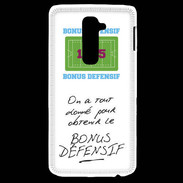 Coque LG G2 Obtenir le Bonus offensif-défensif Blanc