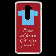 Coque LG G2 3/4 aile gauche Bonus offensif-défensif Rouge 2