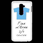 Coque LG G2 3/4 centre G Bonus offensif-défensif Blanc 2