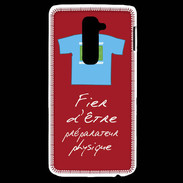Coque LG G2 Préparateur physique Bonus offensif-défensif Rouge 2