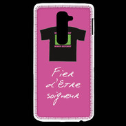 Coque LG G2 Soigneur Bonus offensif-défensif Rose 2