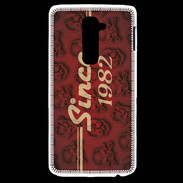 Coque LG G2 Since crane rouge 1982