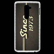 Coque LG G2 Since 1973 gris