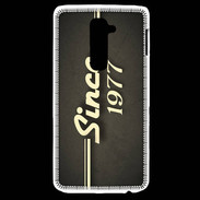 Coque LG G2 Since 1977 gris