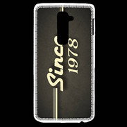 Coque LG G2 Since 1978 gris
