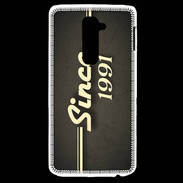 Coque LG G2 Since 1991 gris
