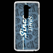 Coque LG G2 Since crane bleu 1968